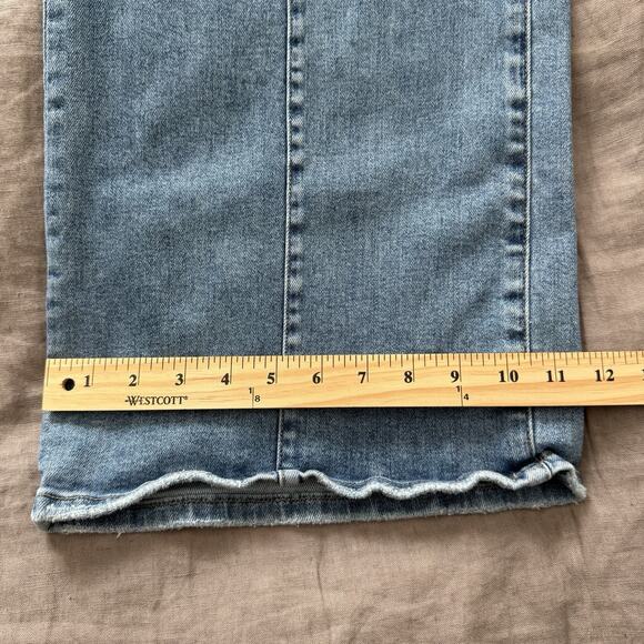 Mica Los Angeles High Rise Wide Leg Jeans Size 32x29 - Picture 4 of 9